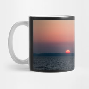 Sunrise over lake Mug